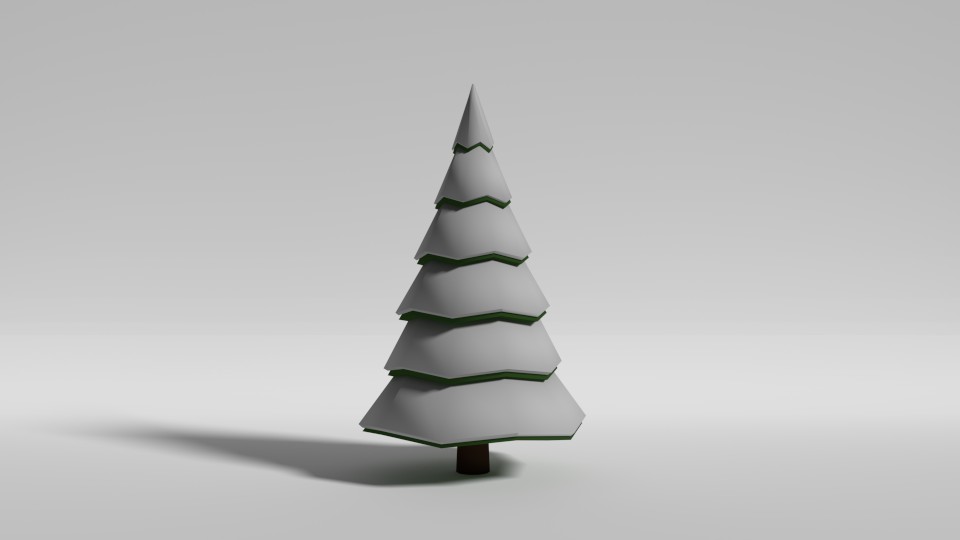 Pine Tree (low poly) preview image 2